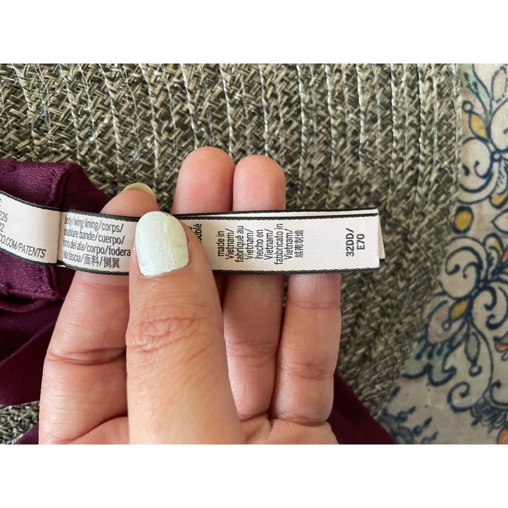 Victoria's Secret Body by Victoria Perfect Shape Bra Purple 32DD Underwire Full - Picture 2 of 3